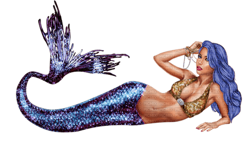 woman mermaid - Free PNG