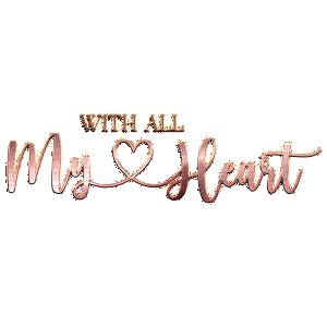 kikkapink with all heart quote text pink glitter - gratis png