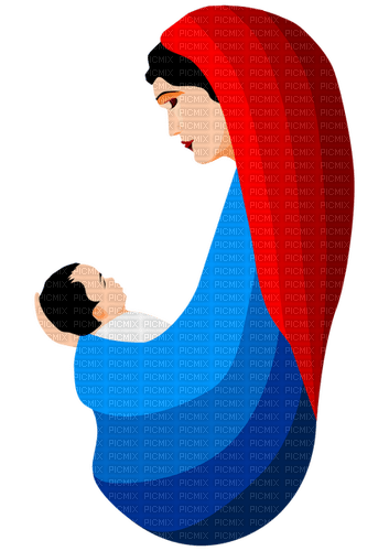 Mother and Child Bible Character - Free PNG