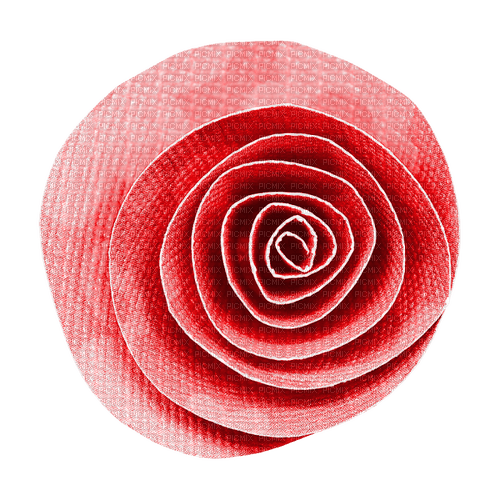 kikkapink deco scrap pink red flower - Free PNG