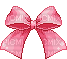 cute pretty pink bow - GIF animado grátis