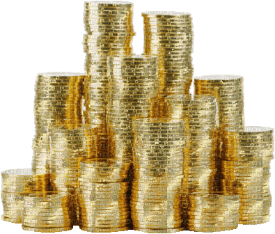Золотые монетки - Безплатен анимиран GIF