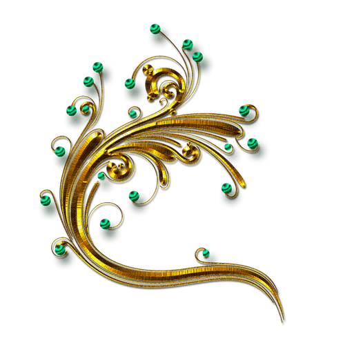 3D Gold Decoration - zadarmo png