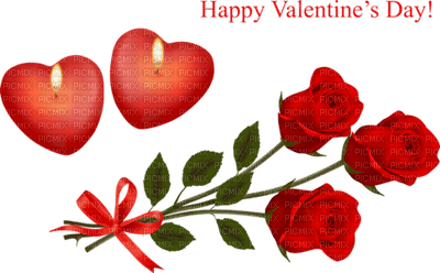 Kaz_Creations Heart Hearts Love Valentine Valentines Flowers Candles Text - PNG gratuit