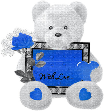 soave deco valentine toy text love bear rose - png gratis