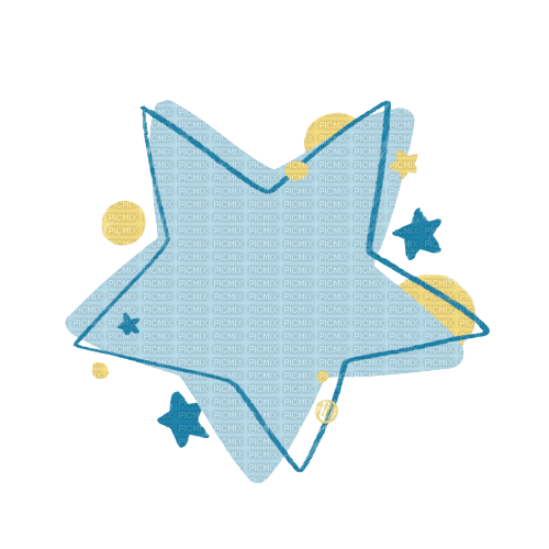 blue star - Free PNG