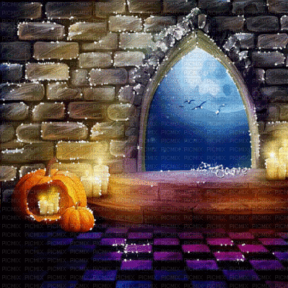 soave background halloween animated room - Ilmainen animoitu GIF