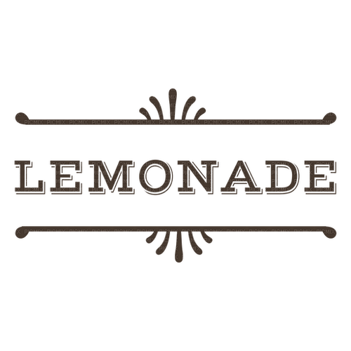 Lemonade Text - Bogusia - nemokama png