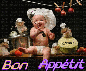 bon appétit - Free animated GIF