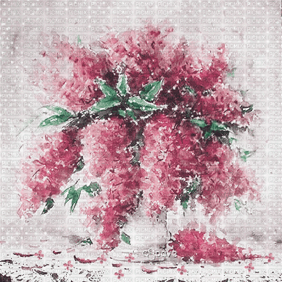 soave background animated flowers vase room - Δωρεάν κινούμενο GIF