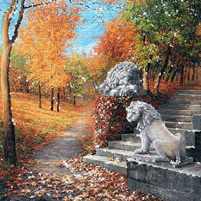 autumn background path kikkapink gif glitter - GIF animé gratuit