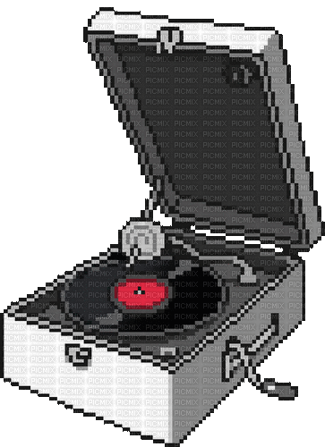 Pixel Vinyl - Ingyenes animált GIF