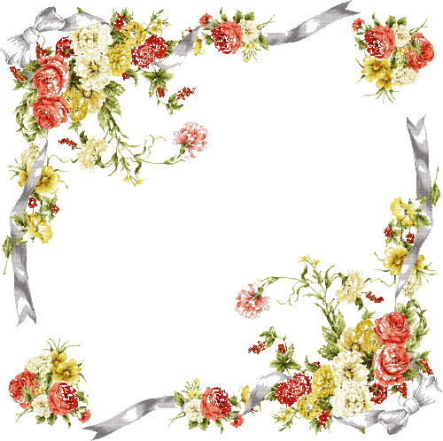 Flower Frame - Darmowy animowany GIF