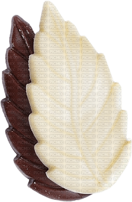 Chocolate White Brown Leaf - Bogusia - ilmainen png