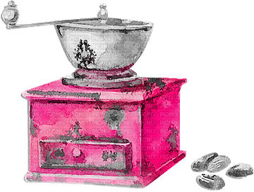 soave deco vintage coffee  black white pink - δωρεάν png