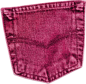 soave deco jeans denim pocket pink - PNG gratuit