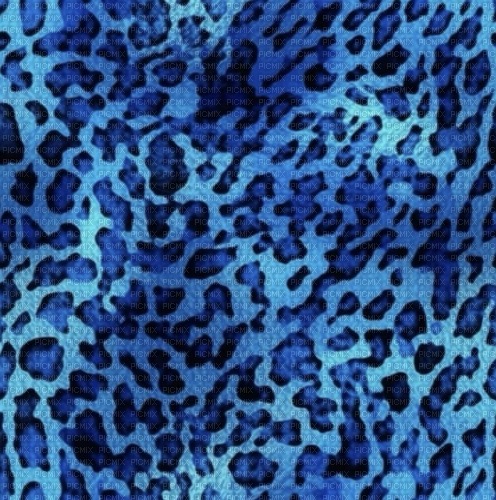 Blue leopard print - png gratis