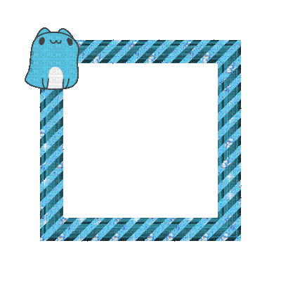 Small Blue Frame - Ingyenes animált GIF