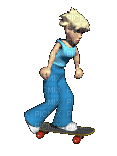 skateboard - GIF animate gratis