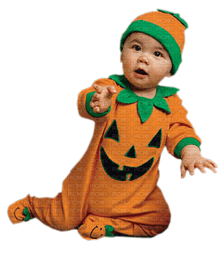 Tube halloween-bébé - безплатен png