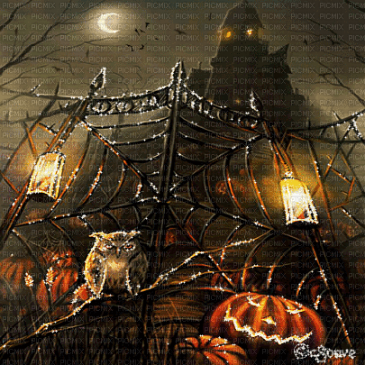 soave background animated vintage autumn halloween - Ilmainen animoitu GIF