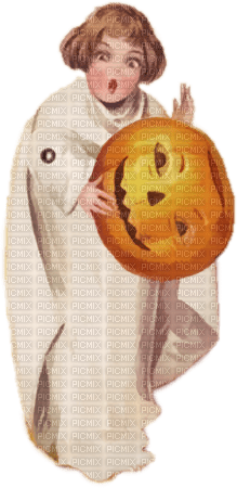 soave children vintage pumpkin halloween - безплатен png