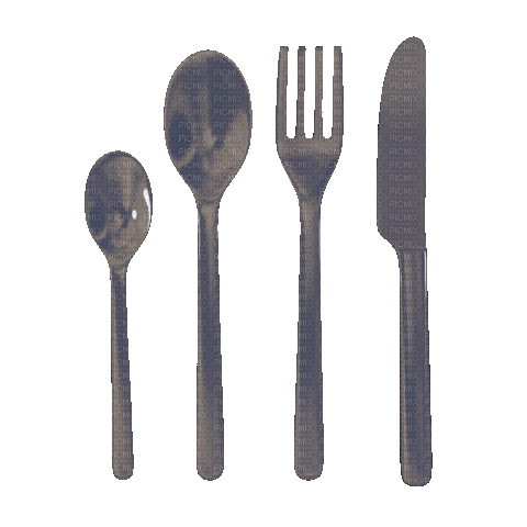 Rotating Food Silverware Dinner - 無料のアニメーション GIF