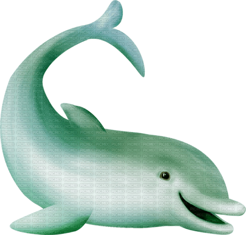 dolceluna deco summer dolphin - 免费PNG