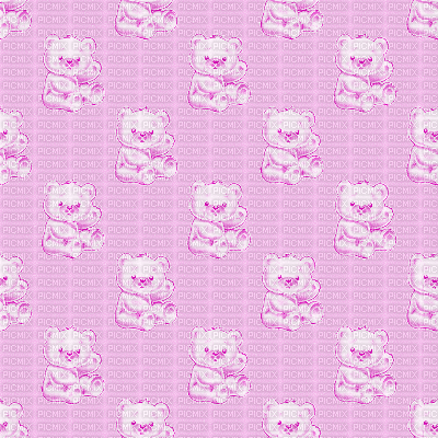 Pink Teddy Bears Background - Darmowy animowany GIF
