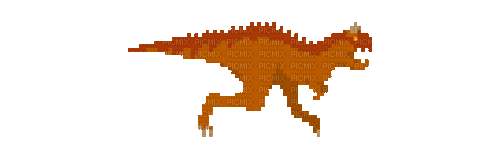 Dinosaur Running - GIF animé gratuit