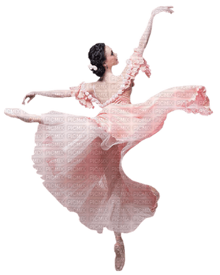 kvinna-ballerina - png ฟรี