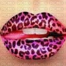 lèvre léopard - gratis png