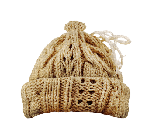 Tuque Laine Beige:) - Free PNG