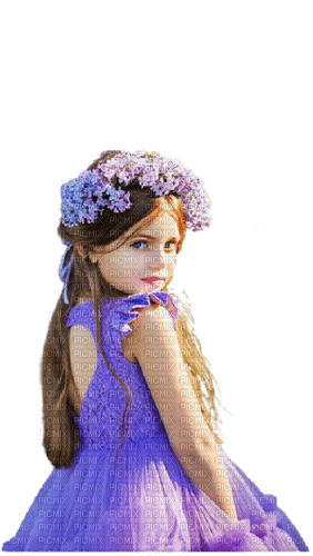 loly33 enfant lilas - 無料png