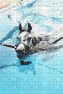 cheval dans l'eau - 免费PNG