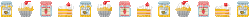 jams and cake divider - 免费PNG