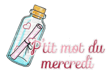 un p'tit mot du mercredi - Бесплатный анимированный гифка