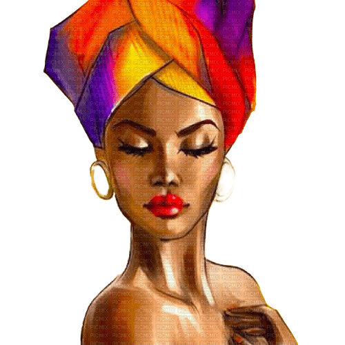 africa woman dolceluna painting african - zadarmo png