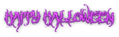 soave text halloween happy purple - PNG gratuit