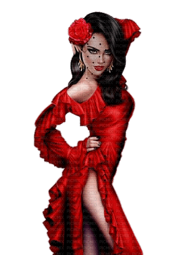 woman in red  by nataliplus - zdarma png