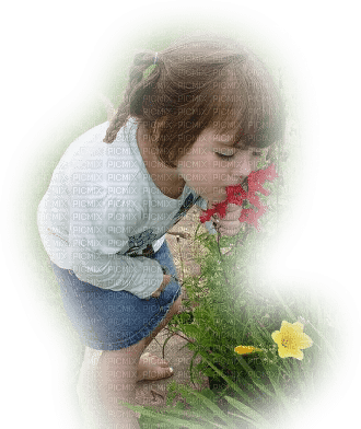 child flowers bp - zadarmo png