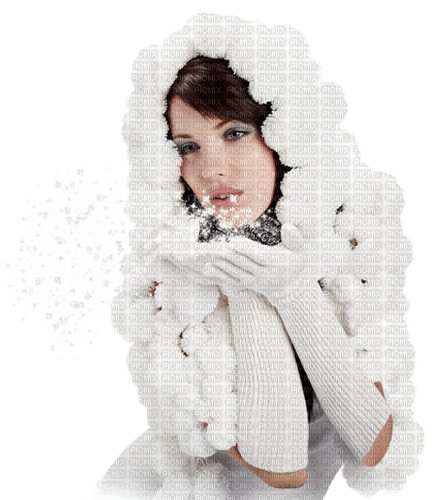kikkapink winter woman snow - png gratuito