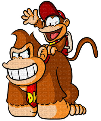 Kaz_Creations Diddy Donkey Kong - gratis png