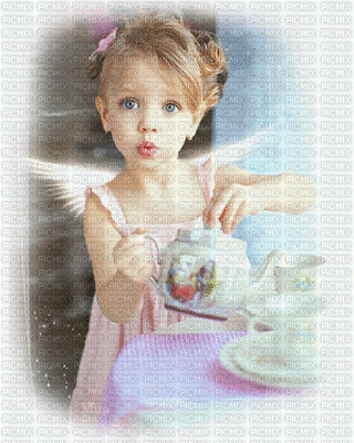 ANGEL BABY FOR TEA - Nemokamas animacinis gif