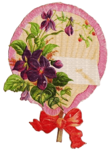 Fächer, Veilchen, Blumen - 免费PNG