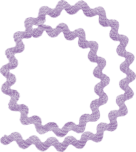 ricrac ribbon purple - gratis png