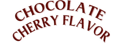 Chocolate Cherry Flavor Text - Bogusia - png gratuito