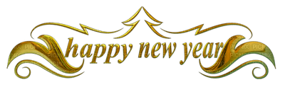 Happy New Year - nemokama png