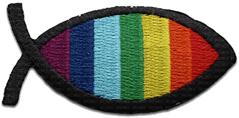 patch picture rainbowfish - PNG gratuit