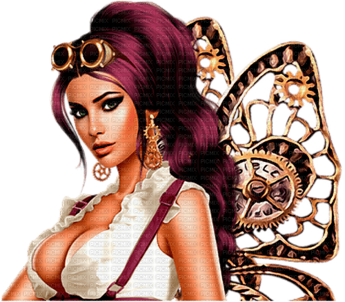 steampunk woman by nataliplus - Free PNG